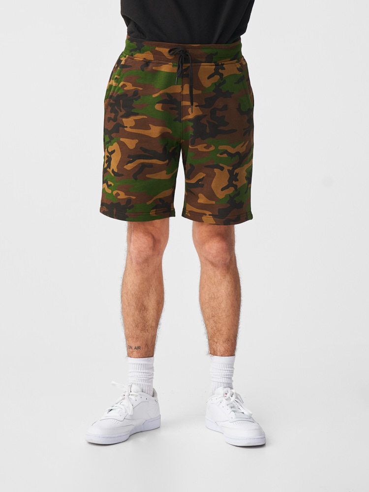 SHORT EN MOLLETON CAMO