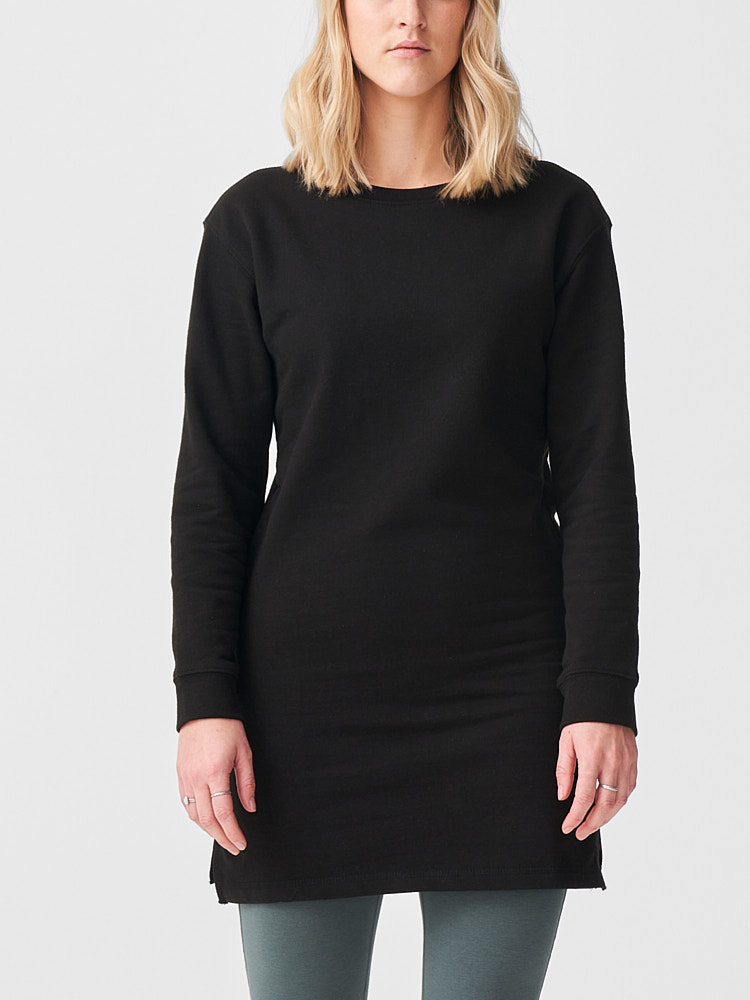 Fleece crewneck dress - HS apparel