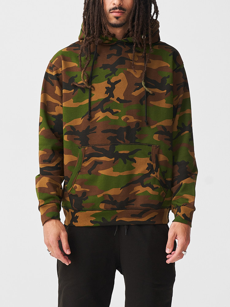 ST PULLOVER HOODY CAMO