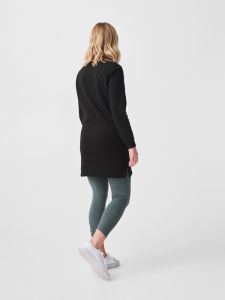 Fleece crewneck dress