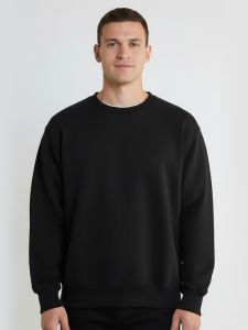 Chandail molletonné à col rond