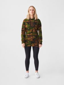 Chandail molletonné long pour femme Camo