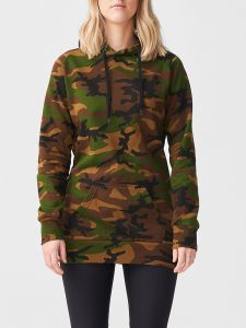 Chandail molletonné long pour femme Camo